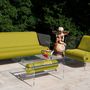 Canapés de jardin - Canapé design MW08 – Parois en PMMA coulé, assise en mousse alvéolaire - KUUMO DESIGN