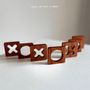 Gifts - Tic Tac Toe Game Board - Ovangkol & African Mahogany wood - SHALL WE PLAY A GAME?
