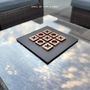 Gifts - Tic Tac Toe Game Board - Ovangkol & African Mahogany wood - SHALL WE PLAY A GAME?