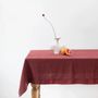 Table linen - Marsala Linen Tablecloth - LINEN TALES