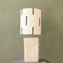 Table lamps - Stripes a handmade ceramic lamp - STUDIO WILD ORANGE