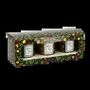 Candles - Winter Lights Candle Set 3x90g Fireside Tea - Enchanted Cookies - Hot Chocolate - LES LUMIERES DU TEMPS