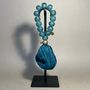 Sculptures, statuettes and miniatures - Prayer bead Sculpture in large glass - STUDIO JULIA ATLAS