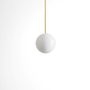 Plafonniers - BULB - Plafonnier à petite sphère en verre avec câble personnalisable - MOR