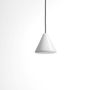 Hanging lights - BULB - Small Cone Ceiling Lamp in Glass with Customizable Cable - MOR