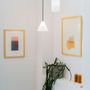 Hanging lights - BULB - Small Cone Ceiling Lamp in Glass with Customizable Cable - MOR