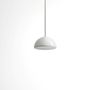 Suspensions - BULB - Petit plafonnier hémisphérique en verre avec coloré câble - MOR