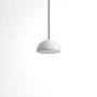 Suspensions - BULB - Petit plafonnier hémisphérique en verre avec coloré câble - MOR