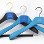 Walk-in closets - Hangers wrapped in leather, imitation leather, Linen or Alcantara - MON CINTRE