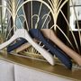 Walk-in closets - Hangers wrapped in leather, imitation leather, Linen or Alcantara - MON CINTRE