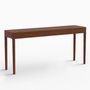 Office furniture and storage - FRONT – Minimalist Sideboard in Walnut Wood 160x40 - MOR