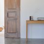 Office furniture and storage - FRONT – Minimalist Sideboard in Oak Wood 80x40 - MOR