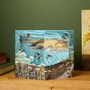 Card shop - Maenporth Coast Path 3D Card by Matt Johnson - ART ANGELS PUBLISHING