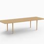 Tables Salle à Manger - CAST — Table de salle à manger extensible minimaliste en bois de chêne - MOR