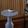 Coffee tables - PESO– Minimalist Round Side Table in Limestone, Small - MOR