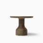 Coffee tables - PESO– Minimalist Round Side Table in Limestone, Medium - MOR