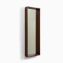 Mirrors - CAMPO – Minimalist Wall Mirror in Walnut Wood, Large - MOR
