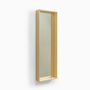 Mirrors - CAMPO – Minimalist Wall Mirror in Oak Wood, Large - MOR