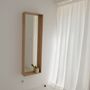 Mirrors - CAMPO – Minimalist Wall Mirror in Oak Wood, Large - MOR