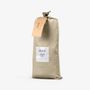 Linge de lit - Drap plat en satin, 240x260 cm, Taupe - DILIOS