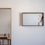 Mirrors - CAMPO – Minimalist Wall Mirror in Oak Wood, Medium - MOR
