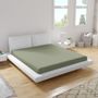Linge de lit - Drap plat Ranforce, 150x260 cm, vert - DILIOS