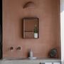 Mirrors - CAMPO – Minimalist Wall Mirror in Walnut Wood, Small - MOR
