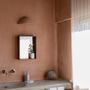 Mirrors - CAMPO – Minimalist Wall Mirror in Walnut Wood, Small - MOR