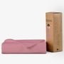 Linge de lit - Drap plat Ranforce, 150x260 cm, cendre rose - DILIOS