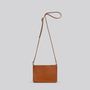 Bags and totes - Sparrow - Small leather crossbody bag in Grainy Tan - MIMI BERRY