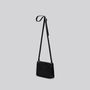 Sacs et cabas - Sparrow - Petit sac à bandoulière en cuir noir grainé - MIMI BERRY