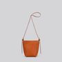 Bags and totes - Dino - Small leather crossbody bag in Grainy Tan - MIMI BERRY