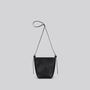 Bags and totes - Dino - Small leather crossbody bag in Grainy Black - MIMI BERRY