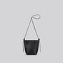 Bags and totes - Dino - Small leather crossbody bag in Grainy Black - MIMI BERRY