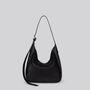Bags and totes - Wilma - Medium leather shoulder bag in Grainy Black - MIMI BERRY