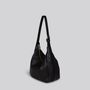 Bags and totes - Wilma - Medium leather shoulder bag in Grainy Black - MIMI BERRY