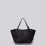 Bags and totes - Pippin - Small Shoulder or Hand Held Bag in Grainy Black - MIMI BERRY