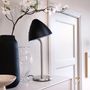 Table lamps - OULU Table lamp black - brushed steel - DYBERG LARSEN