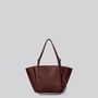 Bags and totes - Pippin - Small Shoulder or Hand Held Bag in Grainy Merlot - MIMI BERRY
