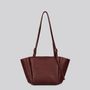 Bags and totes - Pippin - Small Shoulder or Hand Held Bag in Grainy Merlot - MIMI BERRY