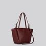 Bags and totes - Pippin - Small Shoulder or Hand Held Bag in Grainy Merlot - MIMI BERRY