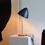 Table lamps - OULU Table lamp black - brass - DYBERG LARSEN