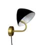 Wall lamps - OULU Wall lamp black - brass - DYBERG LARSEN