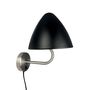 Appliques - Lampe murale OULU noire - acier brossé - DYBERG LARSEN