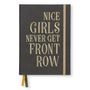 Stationery - Notebook with embroidered quote - BIEN MOVES