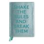 Stationery - Notebook with embroidered quote - BIEN MOVES
