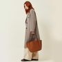 Bags and totes - Gala - Shoulder or handheld tote bag in Grainy Tan - MIMI BERRY