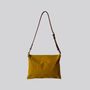 Bags and totes - New Musette - Waxed Cotton Crossbody bag in Mustard - MIMI BERRY