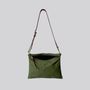 Bags and totes - New Musette - Waxed Cotton Crossbody bag in Light Green - MIMI BERRY
