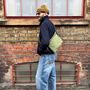 Bags and totes - New Musette - Waxed Cotton Crossbody bag in Light Green - MIMI BERRY